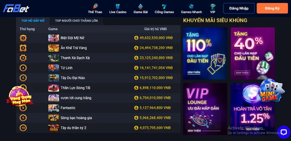 Tổng quan nền tảng 69vn Game Casino